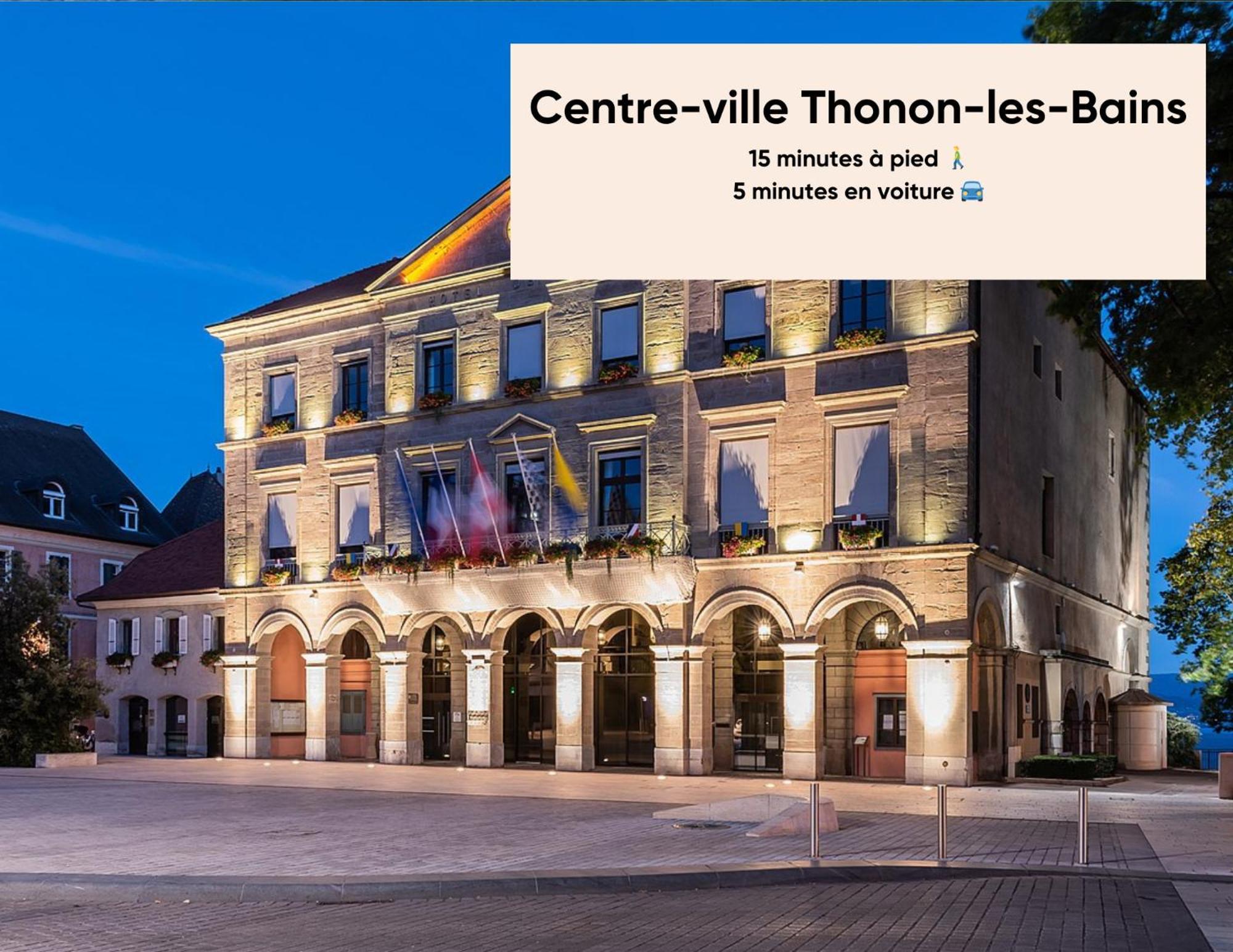 Cosy Et Moderne - Dent D'Oche Lägenhet Thonon-les-Bains Exteriör bild