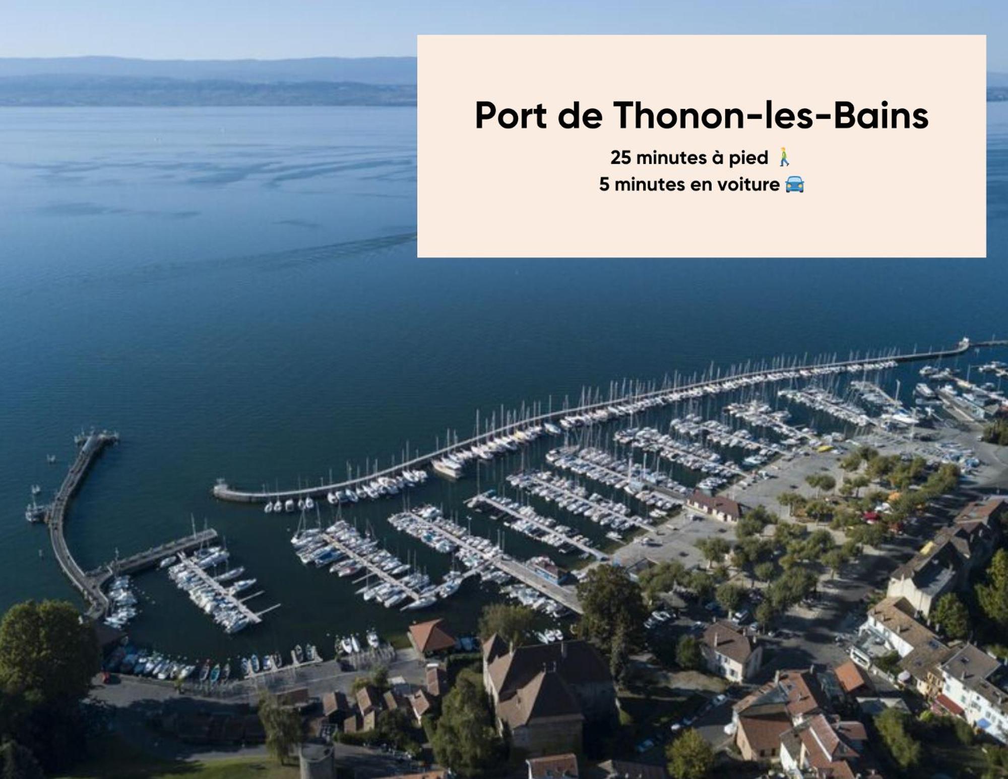 Cosy Et Moderne - Dent D'Oche Lägenhet Thonon-les-Bains Exteriör bild