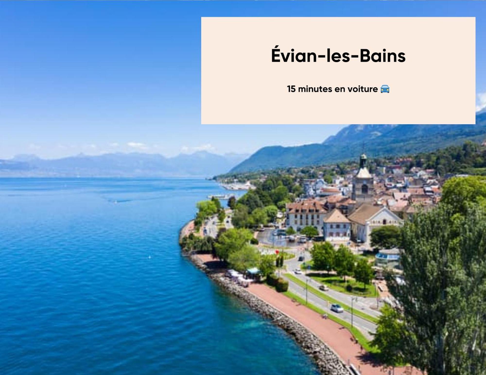 Cosy Et Moderne - Dent D'Oche Lägenhet Thonon-les-Bains Exteriör bild